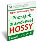 RAPORT Inwestycyjny 2008: Początek Prawdziwej HOSSY