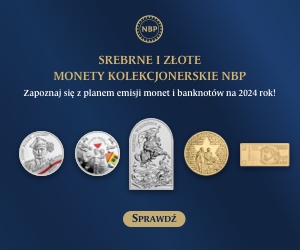 Srebrne i złote monety kolekcjonerskie NBP