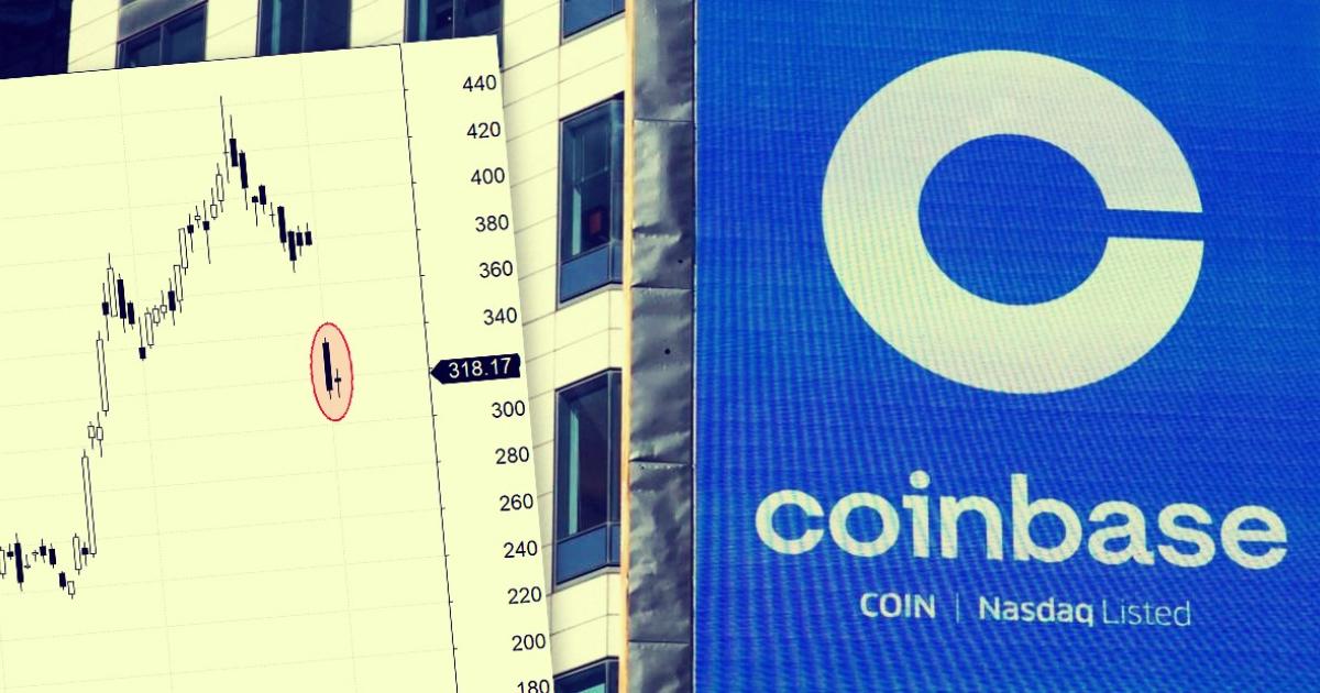Akcje Coinbase spadają po słabym kwartale, analitycy publikują prognozy