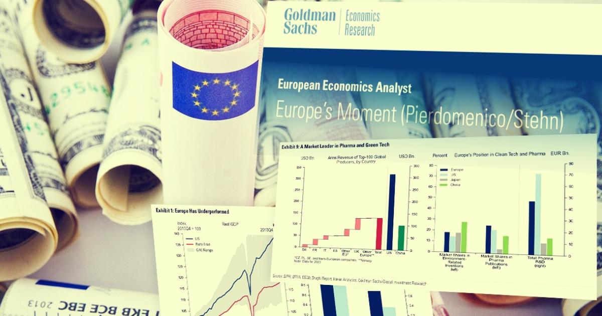 „To może być moment Europy” – najnowszy raport Goldman Sachs z optymistycznymi prognozami