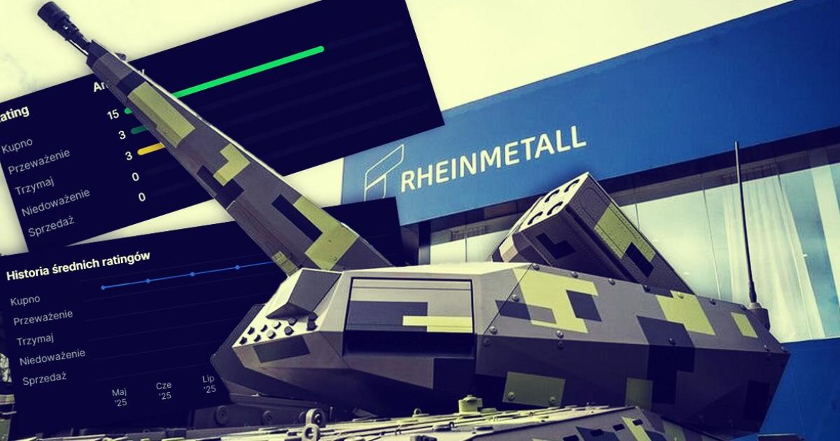 Europejskie zbrojenia napędzają giełdową gwiazdę. Rheinmetall jedzie na fali strachu