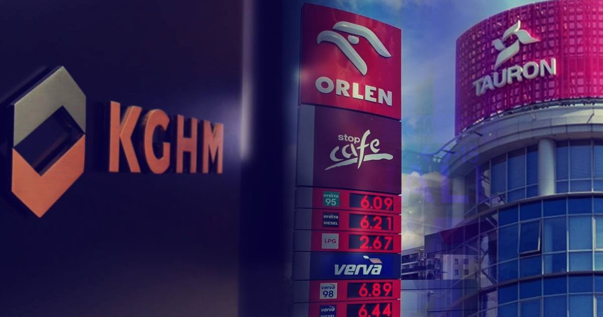KGHM, Tauron, Orlen szansa na wysokie dywidendy od spółek Skarbu Państwa