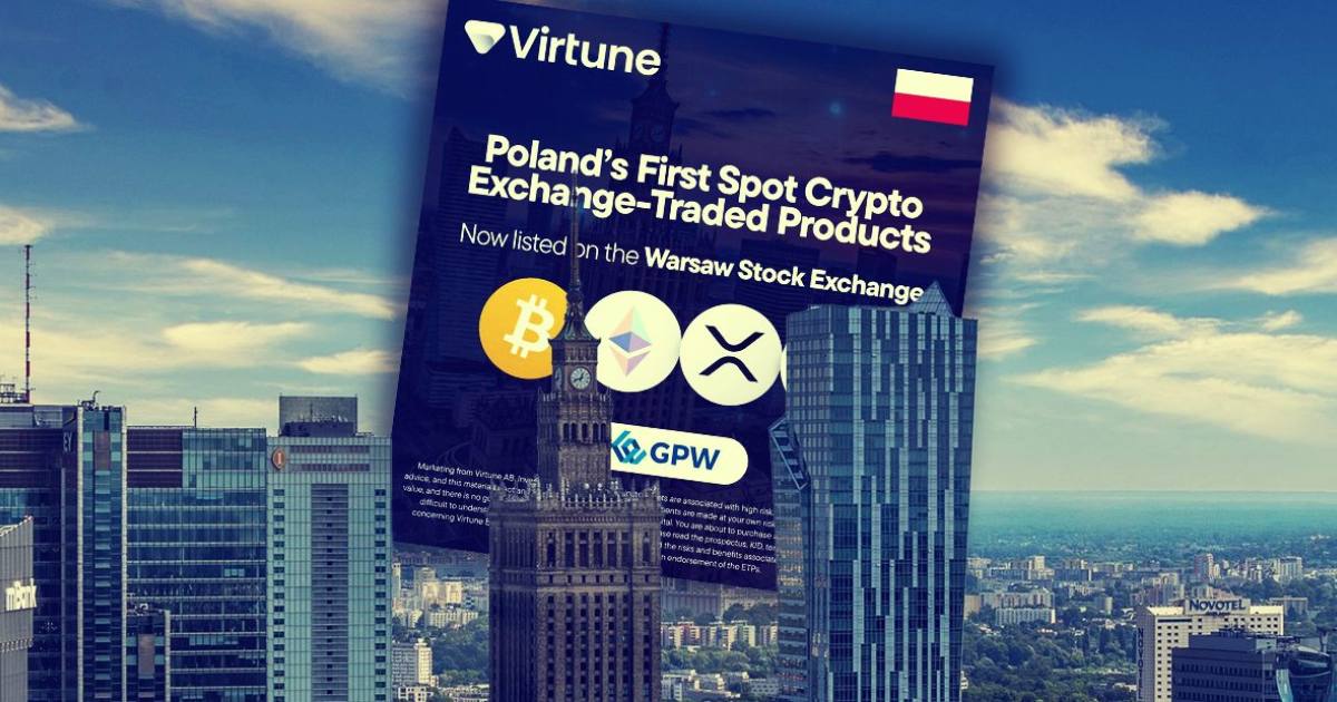Historyczny debiut na GPW. Pierwsze w Polsce spotowe krypto ETP od Virtune już w obrocie
