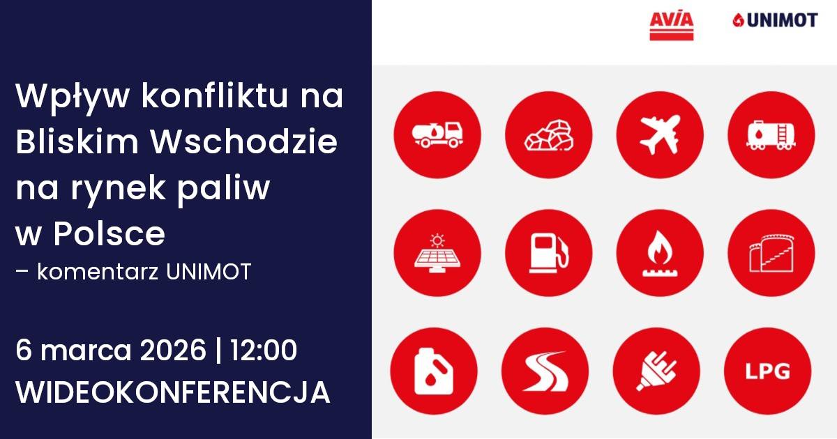 Wpływ konfliktu na Bliskim Wschodzie na rynek paliw w Polsce – komentarz UNIMOT