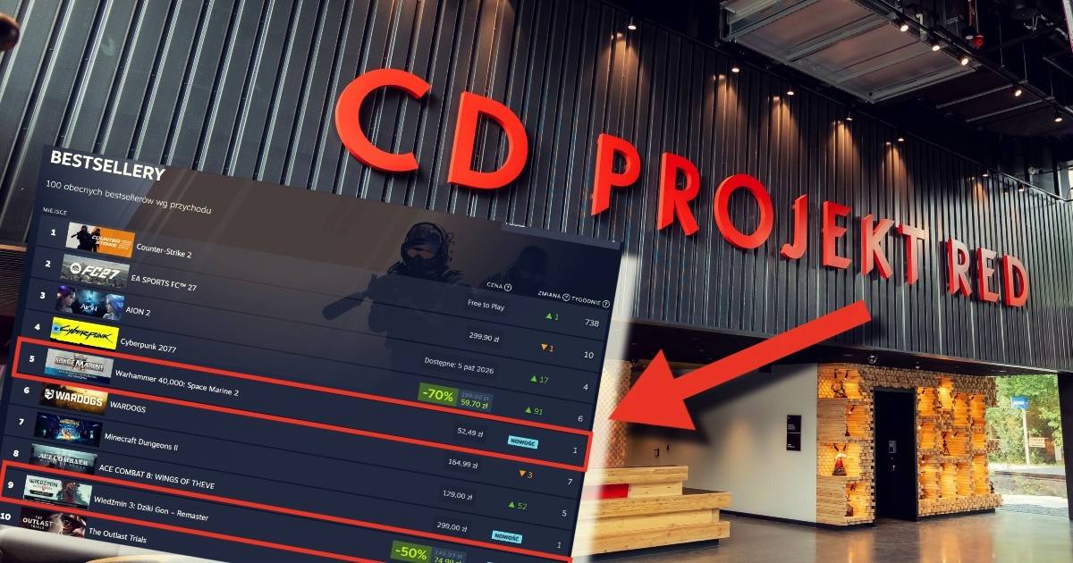 CD PROJEKT bestsellery