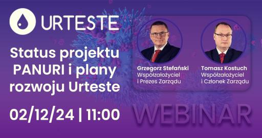 Status projektu PANURI i plany rozwoju Urteste [Webinar z przedstawicielami zarządu