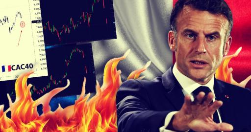 Banki i indeks CAC 40 spadają w cieniu kryzysu politycznego. Rząd chce skrócić dni wolne.