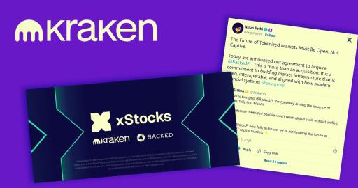 Kraken przejmuje Backed. Tokenizowane akcje wychodzą z niszy