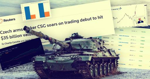 Największe IPO obronne w Europie, czyli Czechoslovak Group wycenione powyżej 30 mld EUR. Co dalej ze