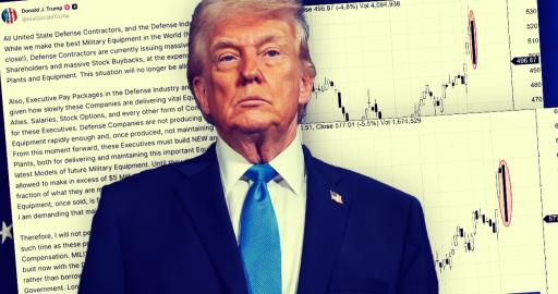 Trump uderza w dywidendy i buybacki spółek zbrojeniowych