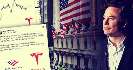 Tesla przerywa spadkową passę i wraca powyżej 400 USD