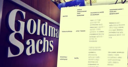 Spadki po ostrzeżeniu Goldman Sachs
