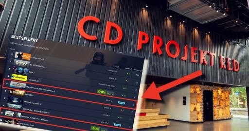 CD PROJEKT bestsellery
