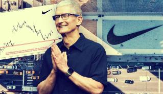 Prezes Apple, Tim Cook, kupuje akcje Nike. Akcje rosną po serii spadków