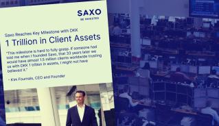 Saxo Bank ma już 1 bln DKK aktywów klientów i ponad 1,5 mln inwestujących