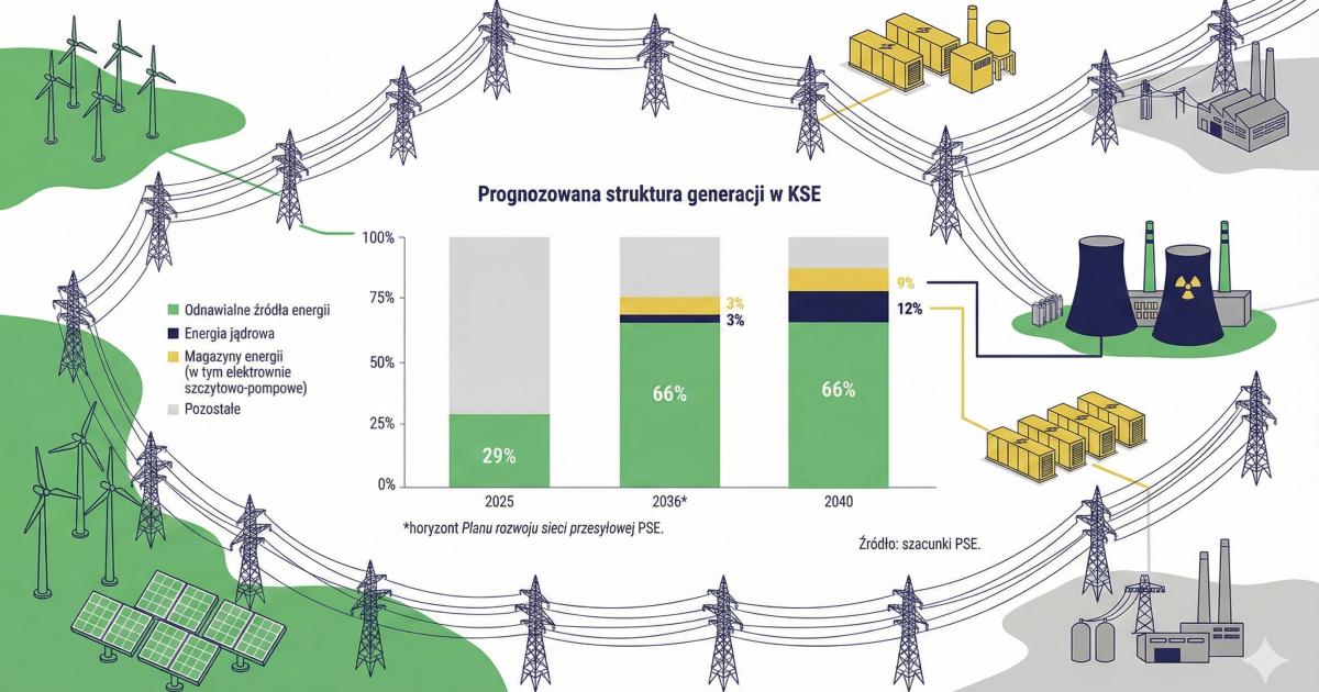 PSE z nową strategią. Czas na dominację OZE w systemie