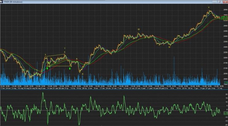 Wykres 11. FW20, interwał 30 minutowy.