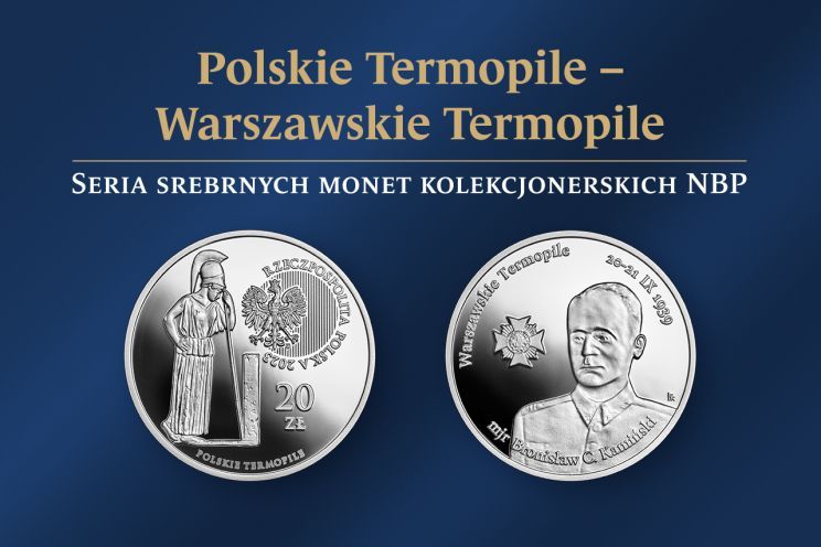 Moneta kolekcjonerska NBP z serii: Polskie Termopile – Warszawskie Termopile