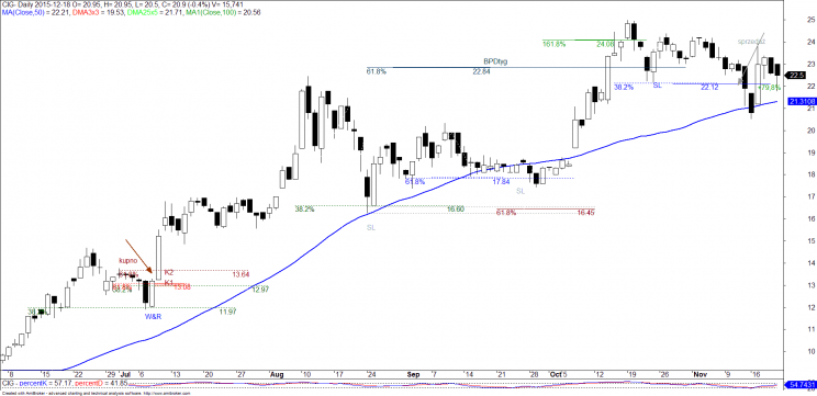 Wykres 4. CI Games, 2015 rok