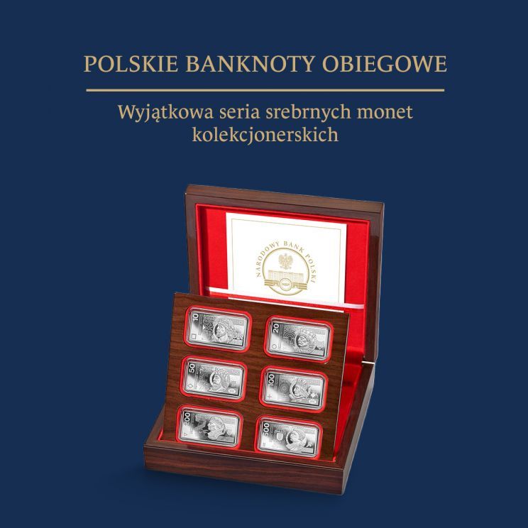 NBP Monety kolekcjonerskie 2023 - Polskie banknoty obiegowe