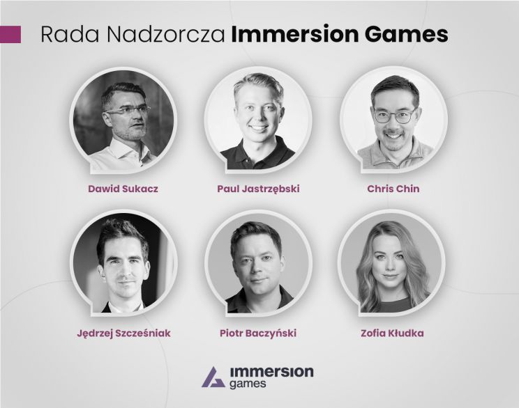 Członkowie Rady Nadzorczej Immersion Games