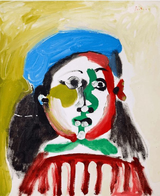P. Picasso - Fillette au beret