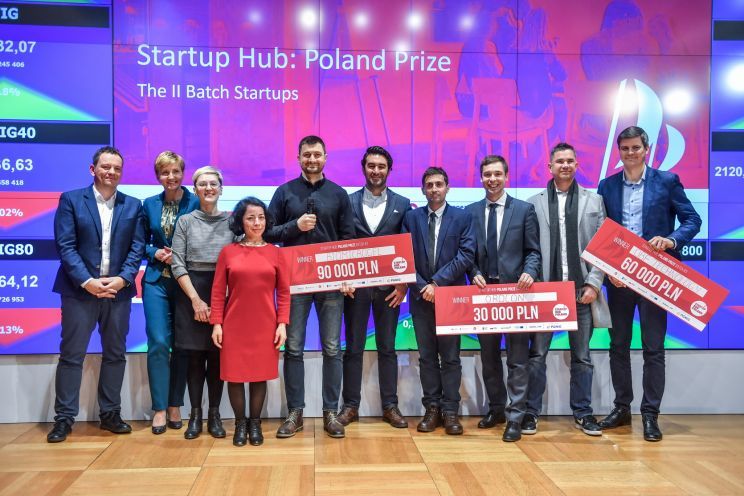 Startupy biorące udział w II rundzie akceleracyjnej Startup Hub Poland Prize