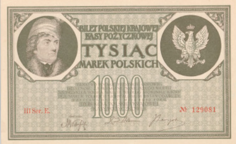 1000 marek polskich