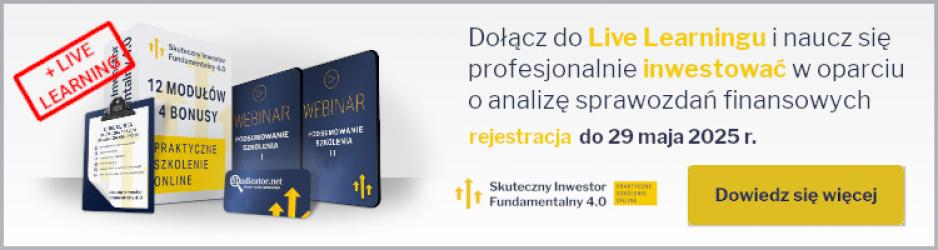 Live learning z analizy fundamentalnej - metodologia Skuteczny Inwestor Fundamentalny 4.0 na żywo z Rafałem Irzyńskim oraz portfel edukacyjny